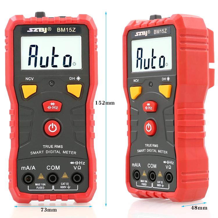 SZBJ BM15Z Multifunctional Household Automatic Digital Multimeter with High Precision and Capacitance Measurement.