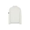 STONE ISLAND FW22 Logo Patch Solid Color Pullover Long Sleeve Wool Sweater Men Sweater White Gray 7715527C7-V0061
