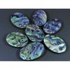 330Cts.Abalone Shell Oval Cabochon Loose Natural Gemstone 07Pcs Lot 31-35MM C-1702