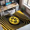 Borussia Dortmund Pattern Rug, Indoor/Outdoor Mat, for Picnic, Gameroom, Bedroom, Office, Living Room, Home Decor Carpet, Birthday Gift