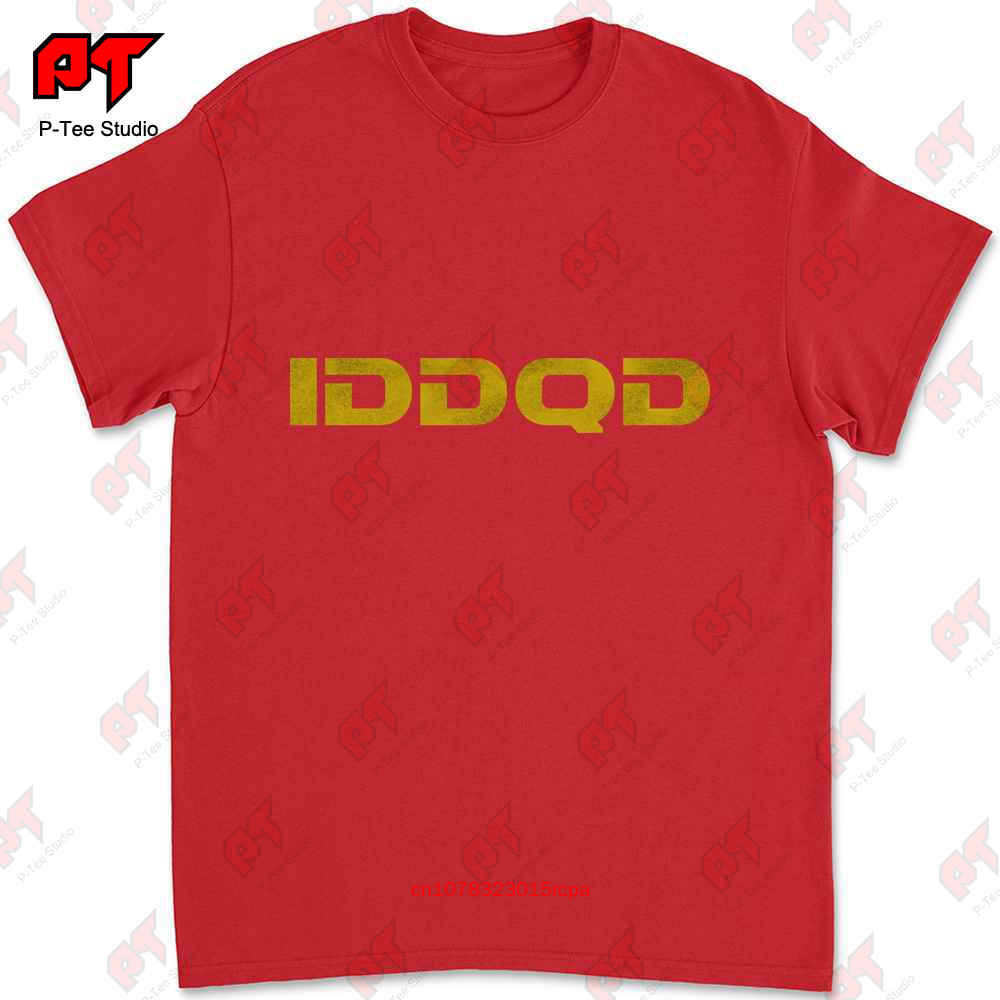 Iddqd Fun Nerd Geek Code Cheat Gamer Games Gaming Computer Game Tshirt 0EMU S
