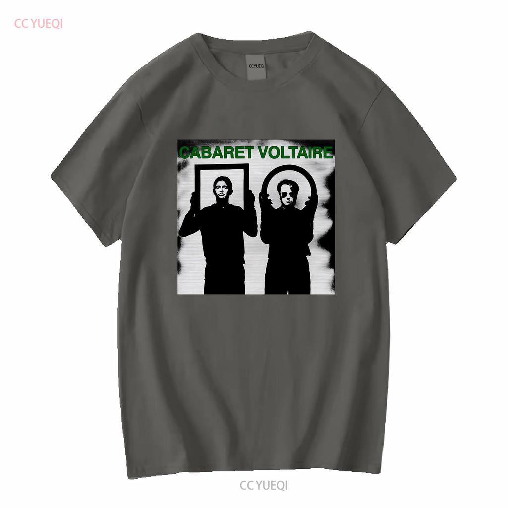 Cabaret Voltaire T-Shirt Industial Postpunk lange oder kurze Ärmel vintage Gewaschen Lässig Dehnbar homme Mode