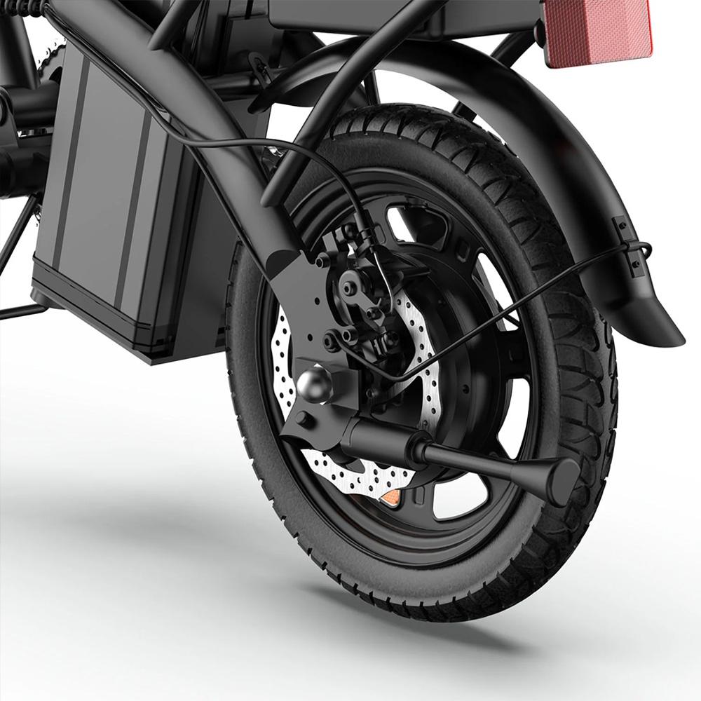 Urlife F1L Foldable Electric Bicycle 250W Motor 14" Tire City Electric Bike 48V 7.8Ah Dual Disc Brakes Max Load 120Kg LCD Display