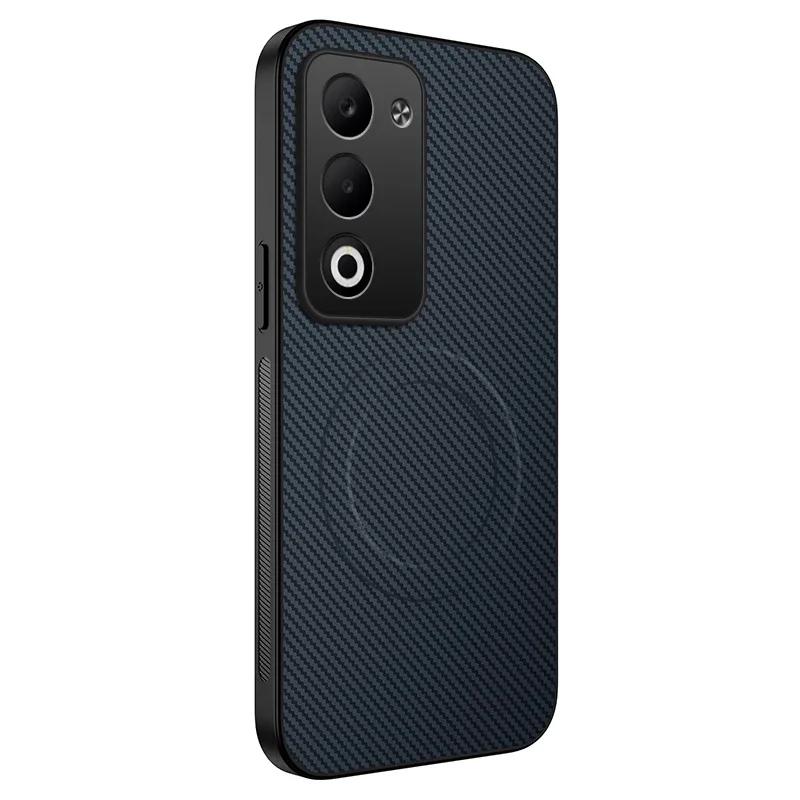 Magnetic Silicone Case For OPPO A5 Pro A5i A40m A60 A3x 5G 4G Wireless Charging PU Leather Anti-Drop Soft Cover Phone Cases