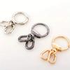 2 PCS Connector Clasps Metal Swivel Clasp Clips Spring Ring Hook Rings O-ring Buckle Keychain DIY Crafts