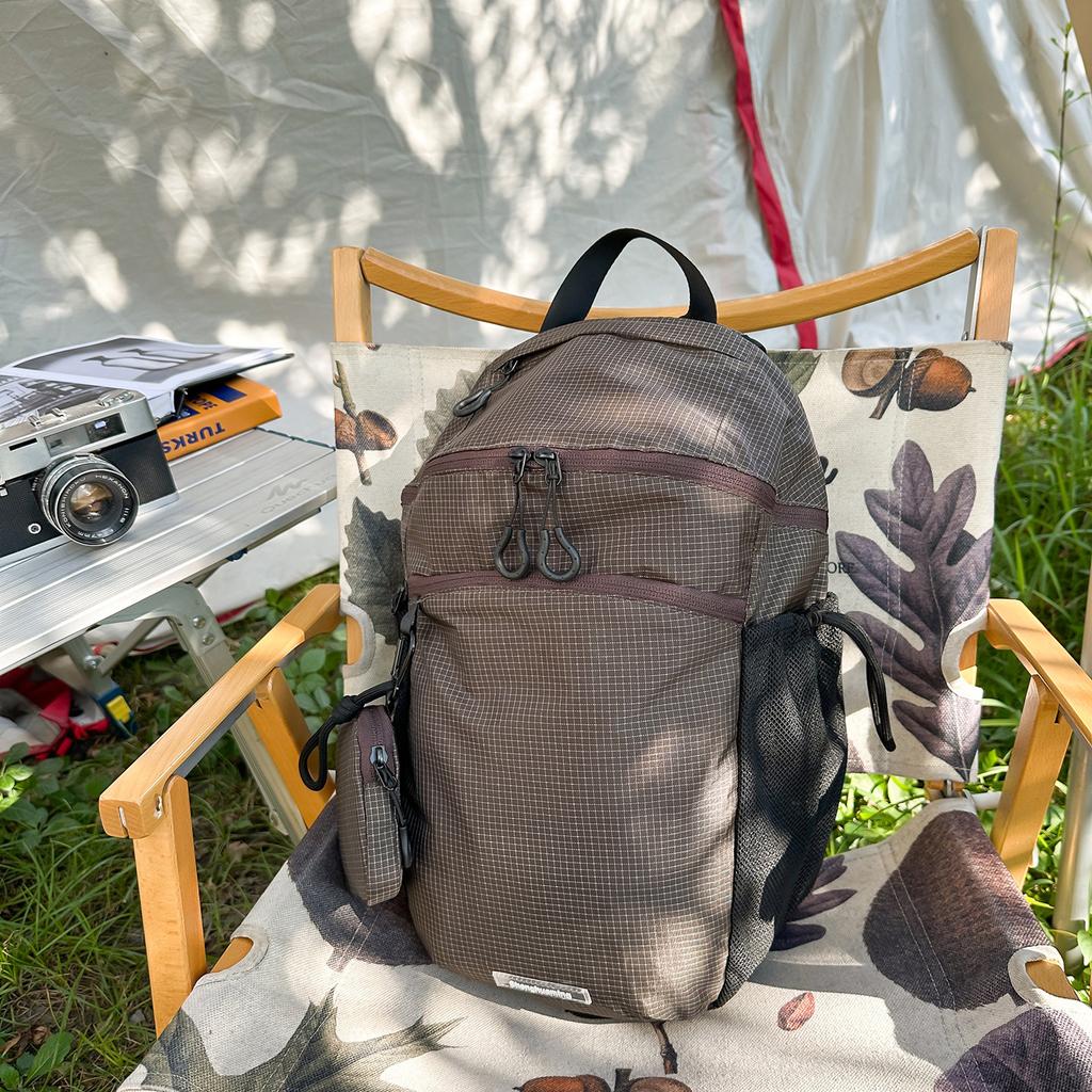 Karo-Rucksack aus Oxford-Gewebe für Damen, leicht, große Kapazität, geeignet für Outdoor-Reisen und Pendeln, einfacher Freizeit-Tra