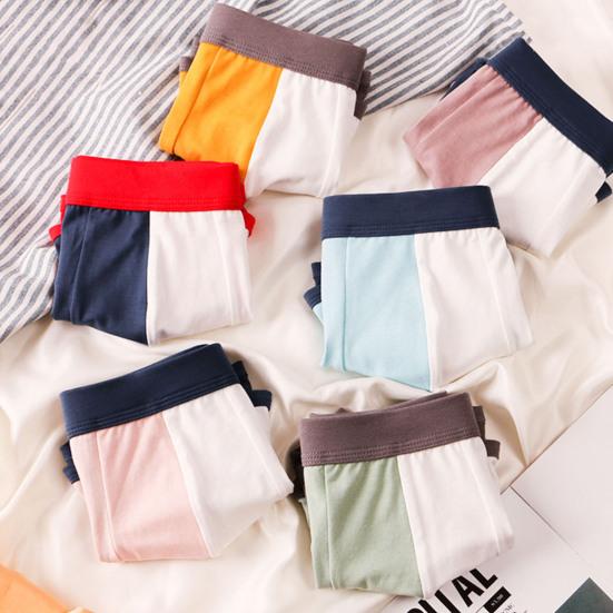 Herre Truser U Konveks Fargeblokk Stretch Elastisk Midje Medium Høyde Sexy Undertøy
