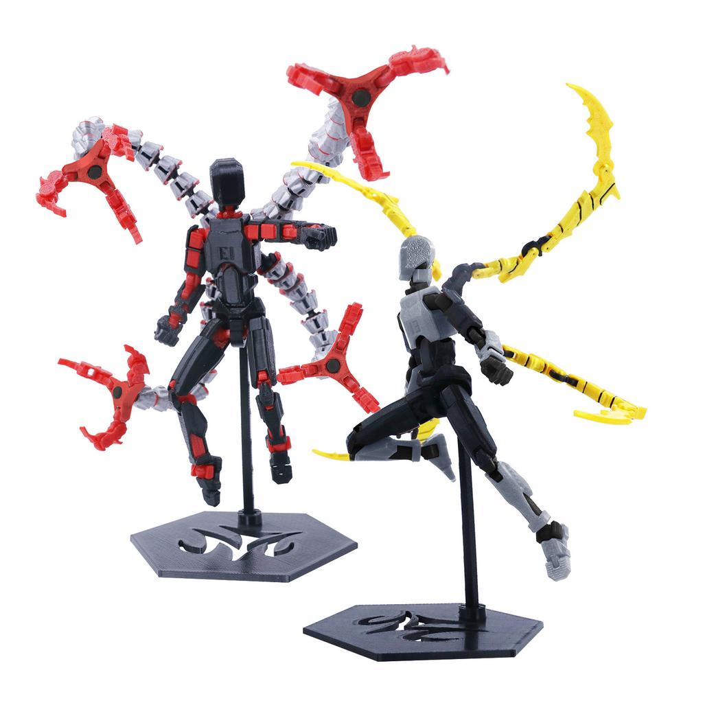 Mobile Doll Set, 3D Printed Titan Robot Mobile Doll, Posable Mobile Doll, Suitable For Collectors, Desktop Decoration