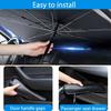 Car Windshield Sunshade- Foldable UV Protection Cooling Sunshade, Suitable for Most Car Models, Portable and Easy to Store Interior Accessories