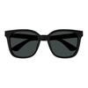 Gucci Acetate Square Sunglasses Unisex Couple Black