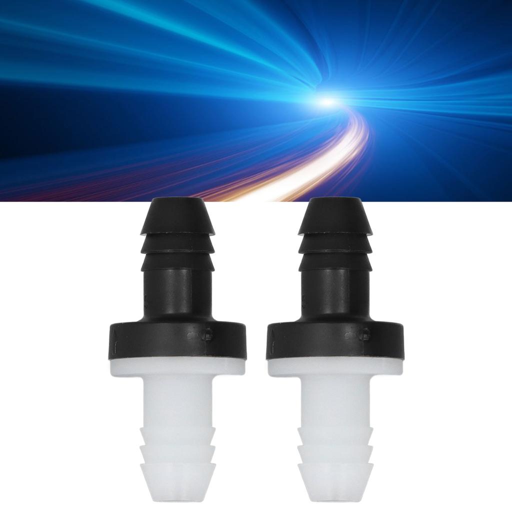 2Pcs Check Valve 3Celsius8in 10mm Plastic 1 Way Water Non Return for Compressor Aquarium Pump Fuel Gas Liquid
