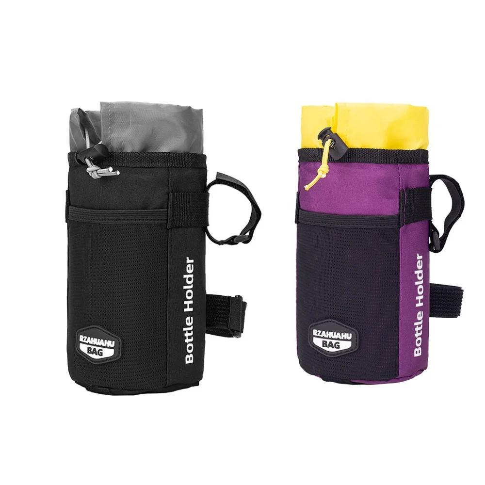 Fahrradtasche Fahrrad Wasserflaschenhalter Tasche Fahrrad Wasserflaschentasche Tragbarer Wasserkocherhalter Reiten Lenker Tasche Zubehör