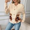 Maglioni a girocollo a maniche lunghe per autunno e inverno, moda donna
