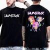 Camiseta Masculina Feminina Caçadores de Demônios K-Pop Saja Boys Jinu Romance Saja Tee Verão Casual Moda Hip-hop Manga Curta Camiseta
