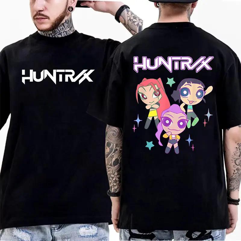 Camiseta Masculina Feminina Caçadores de Demônios K-Pop Saja Boys Jinu Romance Saja Tee Verão Casual Moda Hip-hop Manga Curta Camiseta