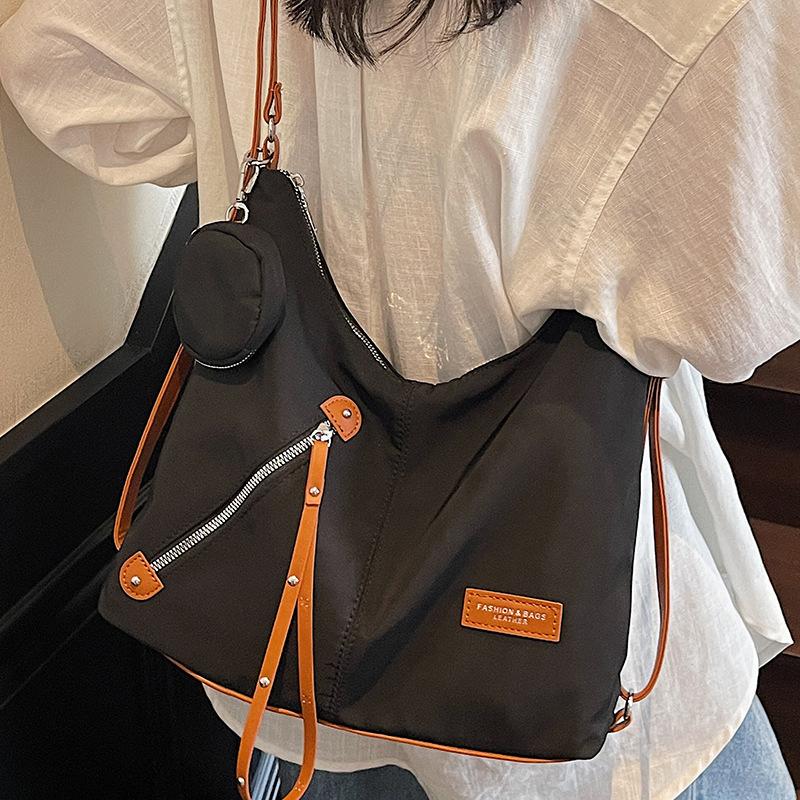 New Trendy Fashion Backpack Tote Bag Women's Simple Large-capacity Shoulder Bag Korean Casual Commuter Messenger Bag