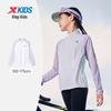 Xtep Youth Unisex Long-Sleeve Spliced Stand-Collar Sweatshirt