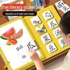 Early Literacy Quiet Book: Children's Preschool Picture Recognition with Magic Stickers (Ages 3-6)