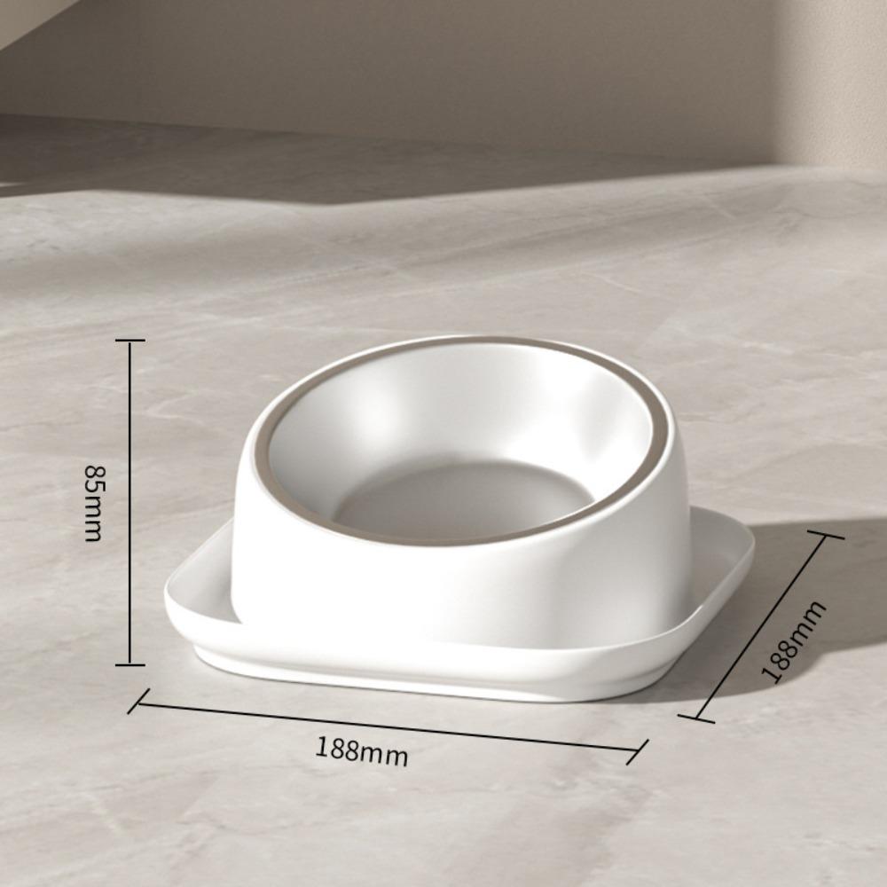 Anti-toppling Cat Food Bowl Elevated Dog Water Bowl Stable Pet Food Feeder  Pet Supplies
