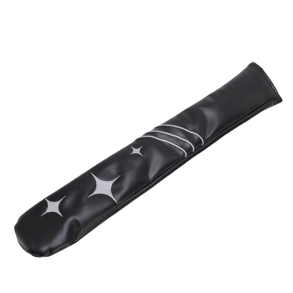 Alignment Stick Cover PU and Velvet Portable Alignment Rods Scratchproof Protector for Training Black