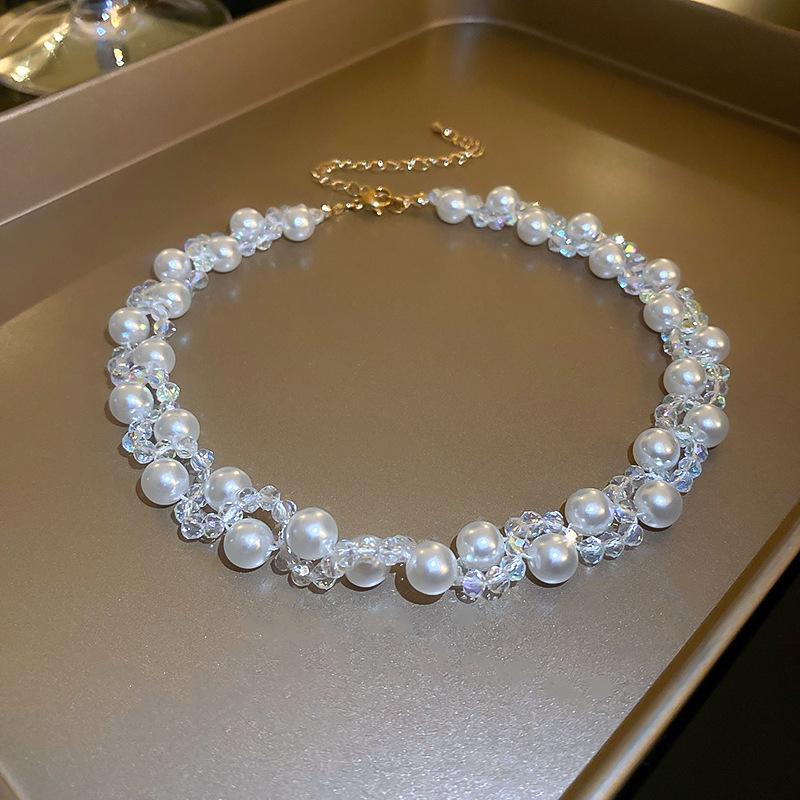 Vintage French Pearl Sweater Necklace: Elegant, Extra-Long Design for Versatile Fashion