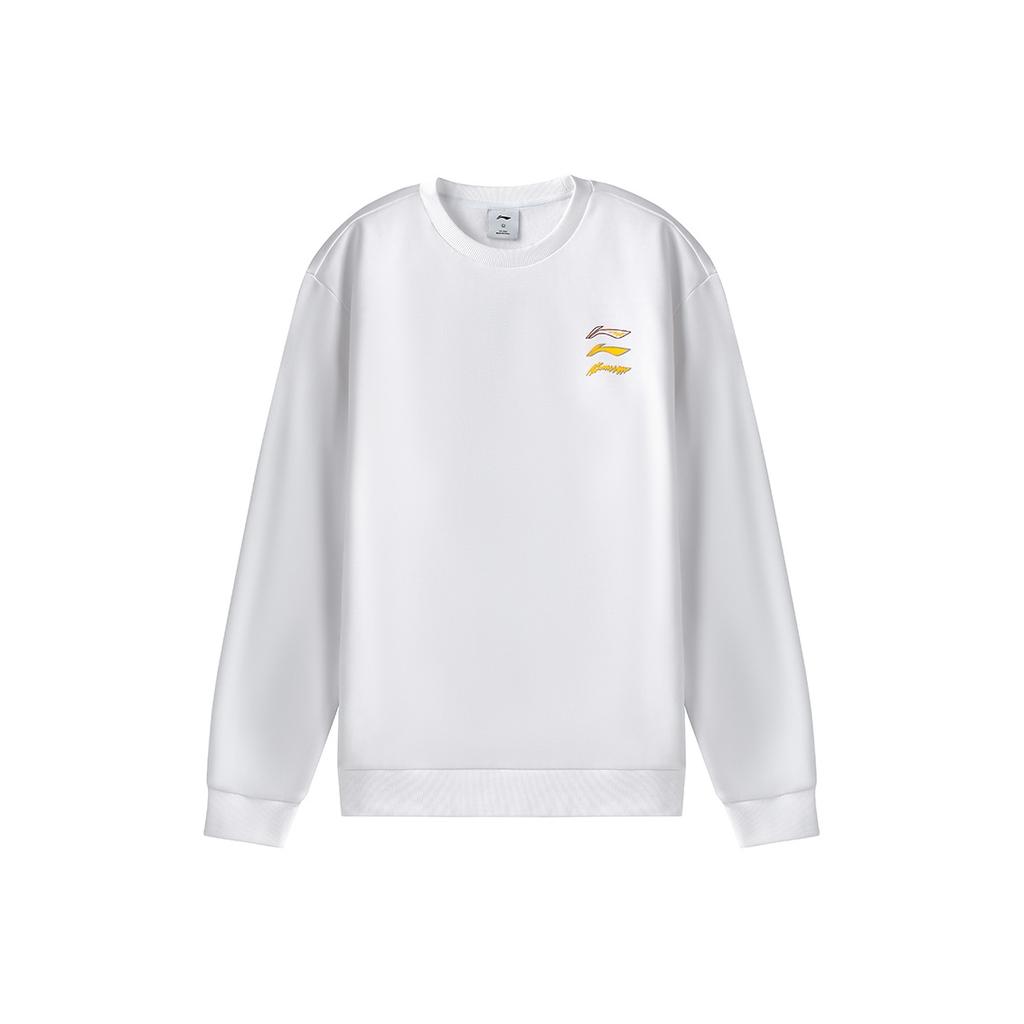 Li-Ning Minimalist Fashionable Vitality Trendy Round Neck Pullover Sports Lifestyle Comfortable Versatile Sweatshirt Unisex sweatshirt AWDVH01-2