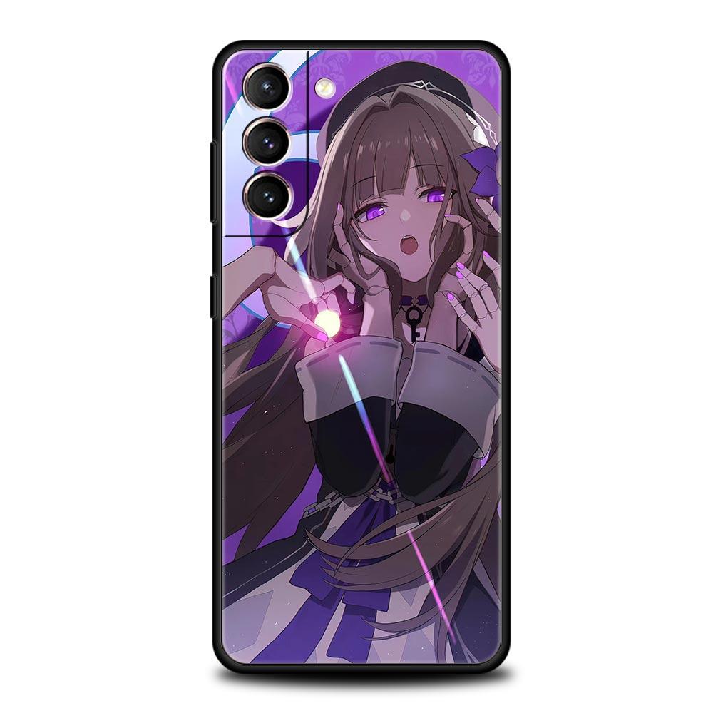 Carcasă de telefon Honkai Star Rail moale pentru Samsung Galaxy S24 S23 S22 S20 Ultra S21 FE 5G S10 S9 Plus S10E S8 20 silicon TPU capac