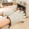 Anti-scald Heat Insulation Mitts Silicone Microwave Oven Baking Gloves New BBQ Gloves  Kitchen