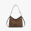 Retro leopard print bag women's autumn and winter new versatile messenger bag commuter shoulder underarm bucket bag