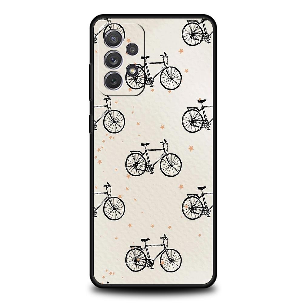 Mountainbike Cycling Kunst Handyhülle für Samsung A51 A71 A21S A11 A15 A25 A31 A41 A23 A33 A53 A73 A03S A05S A13 5G A35 A55 Cover