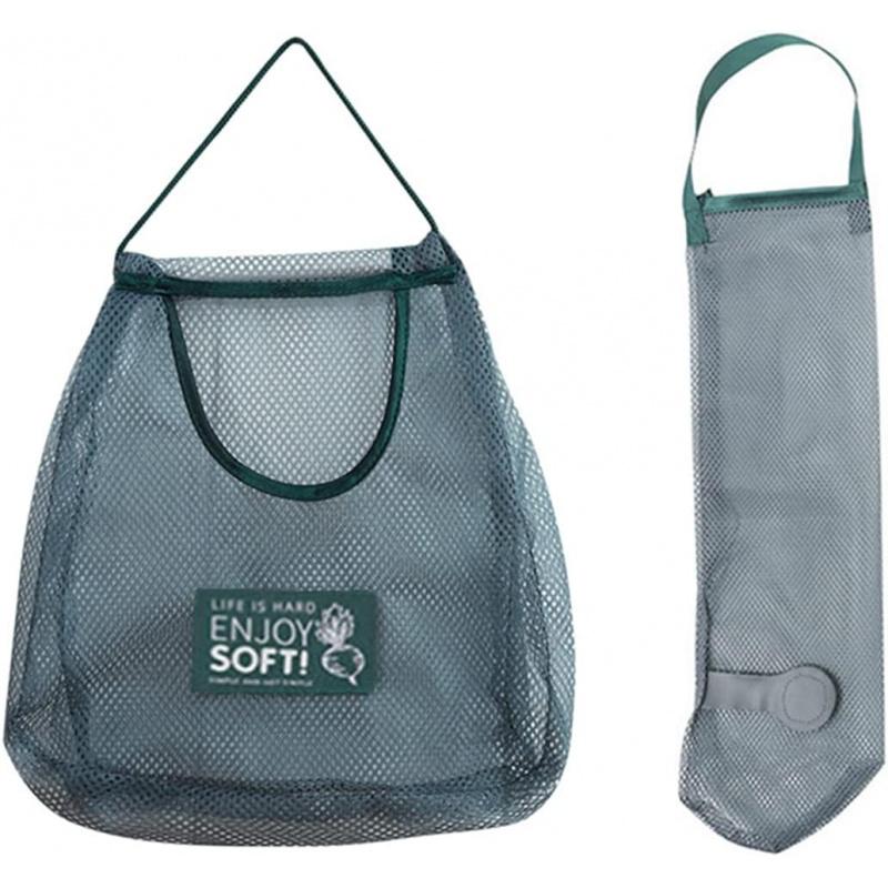 Hanging Kitchen Storage Bag Thickened Durable Fruit Vegetable Ginger Garlic Handheld Convenient Household Storage Bag