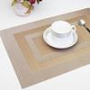 WHQ 4PCS 40x30cm Placemats PVC Dining Table Mat Disc Bowl Pads Coasters Waterproof Table Cloth Pad Modern Non-slip Pad