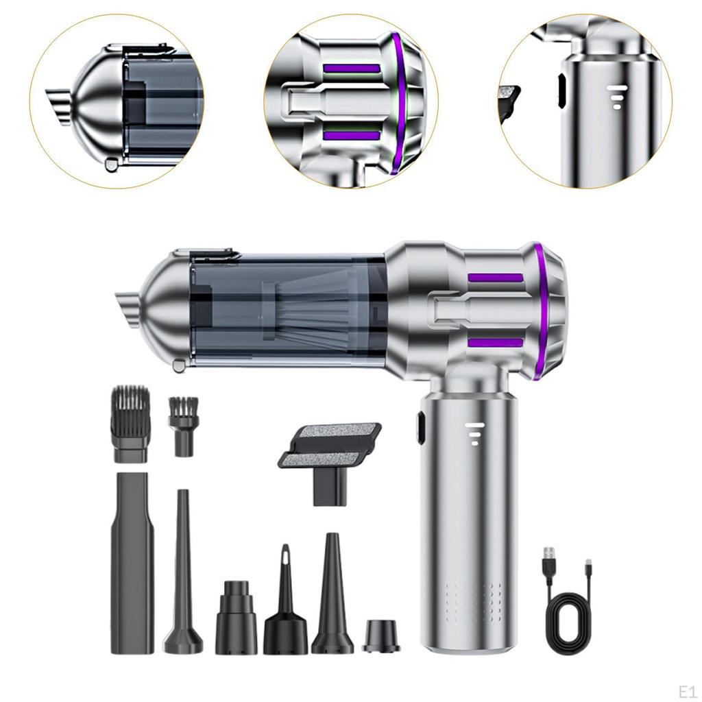 Car Vacuum Cleaner Cordless Versatile Compact Powerful Suction Cleaning Device Portable for Pet Hair