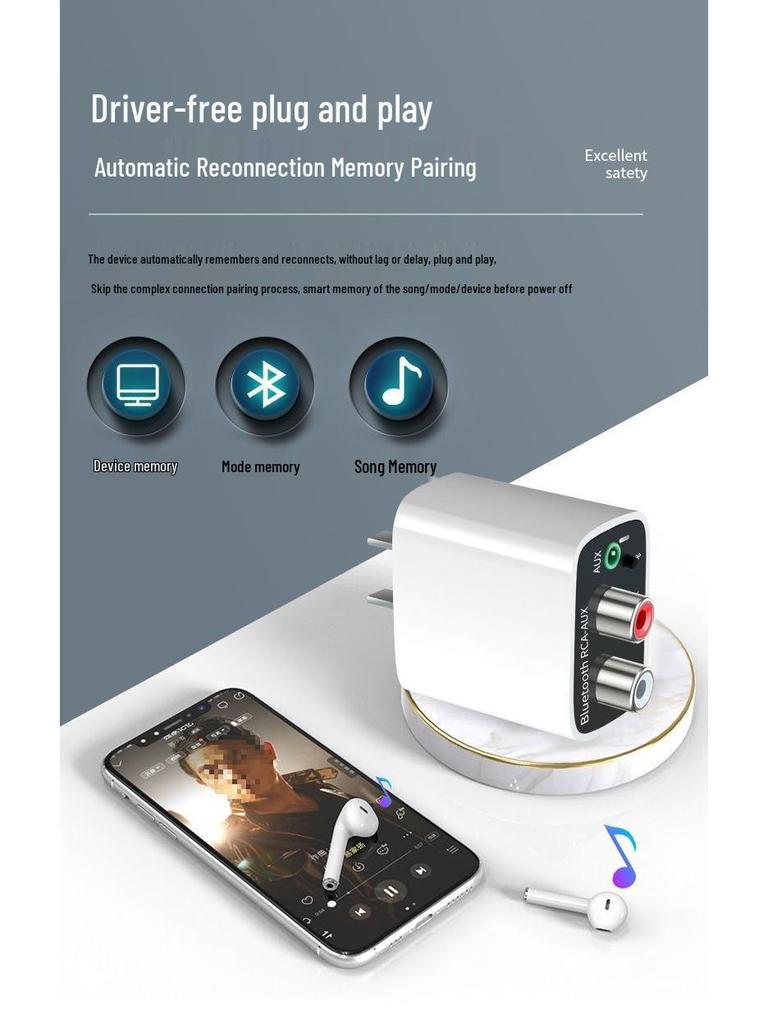 Wireless Bluetooth 5.0 Audio Receiver for Old Speaker Amplifier