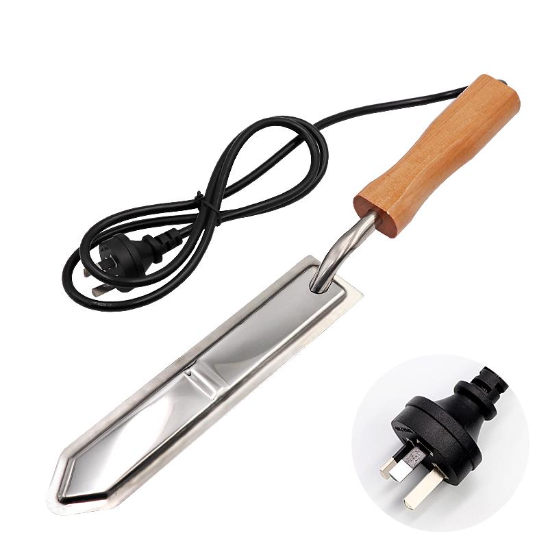 Buy Stainless Steel Electric Uncapping Knife Wooden Handle Honey Cut