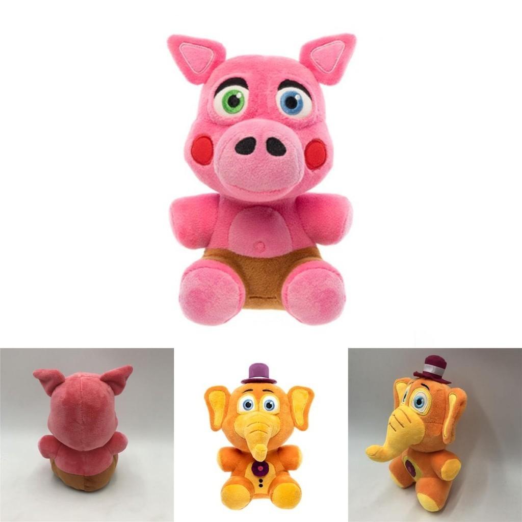 Adorable Five Nights At Freddy's Plush Toys Orville Elephant And Pig Collectibles