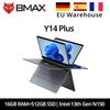 BMAX Y14 Plus Notebook 14 palců Intel N150 Notebook Windows 11 16GB RAM 512GB SSD 1920*1080 IPS notebooky Počítač