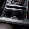 Front Water Cup Holder Cover Trim Decor Frame For Ford F150 2015-20 Carbon Fiber