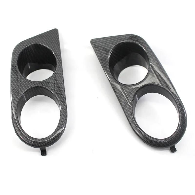 2pcs Front Bumper Foglight CoversDual Holes Car Accessory Fit for E46 M3 2001‑2006 Fog Lamp Guard Bezels Car Accessories