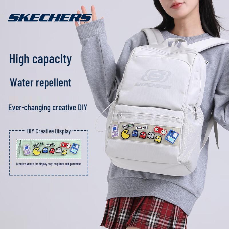 Skechers Unisex Large Capacity Backpack for School, Travel, and Commute