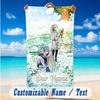 Beach Towel Custom Name Text, Quick Dry Large Towel For Beach HomeFrieren Beyond Journey's End