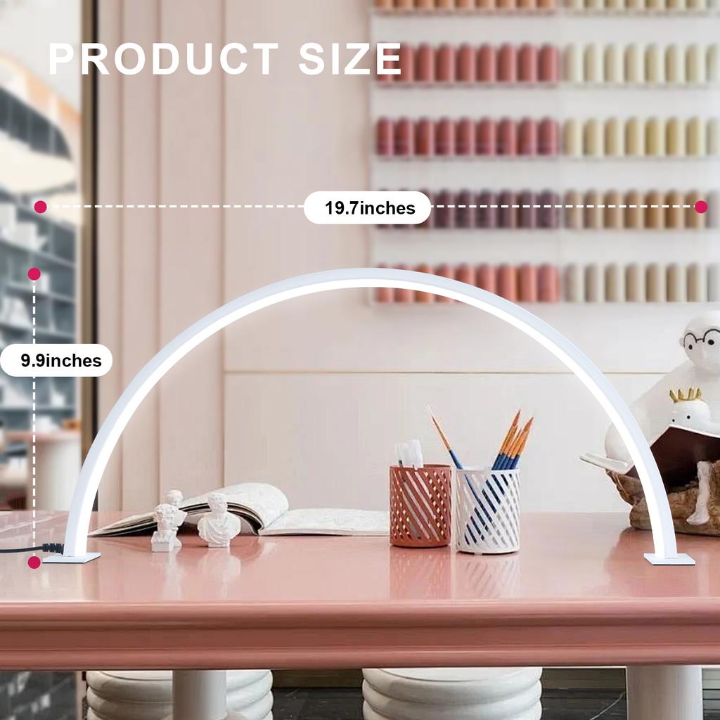 LED Nail Light Office Embroidery Desk Lamp Peripheral Filling Light Level 10 Brightness Beauty Salon Work Fill Light