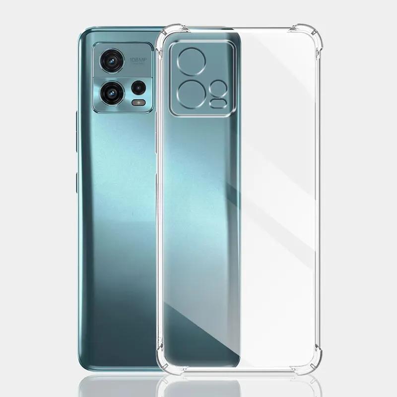 For Motorola Moto G72 5G Case Clear Soft Silicone Protect Cover For Mote G73 5G Clear Shockproof Phone Cases G 72 G 73 Carcase