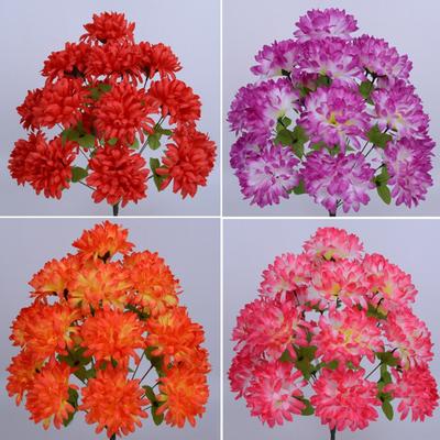 18 Heads Chrysanthemum Bundle Mini Qingming Festival Holiday Flower  Home Decorative