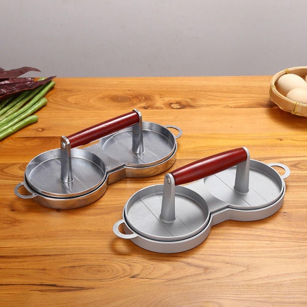 Round Manual Meat Pie Press Mold Creative Patties Maker Hamburger Patty Maker Mold  Barbecue