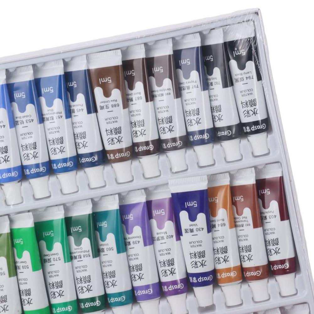 Aquarell 0,17 fl oz Tuben für Künstler 5 ml Lebendige Farben Wasserfarben Aquarellfarben Set Kunstbedarf