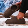 New Men Winter Slippers High Quality Soft Plush Warm Slippers for Women Non-Slip Indoor Home Footwear Comfortable Couples Shoes