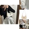Chic And Stylish Women's Butterfly Underarm Bag In Black White Khaki And Silver Colors