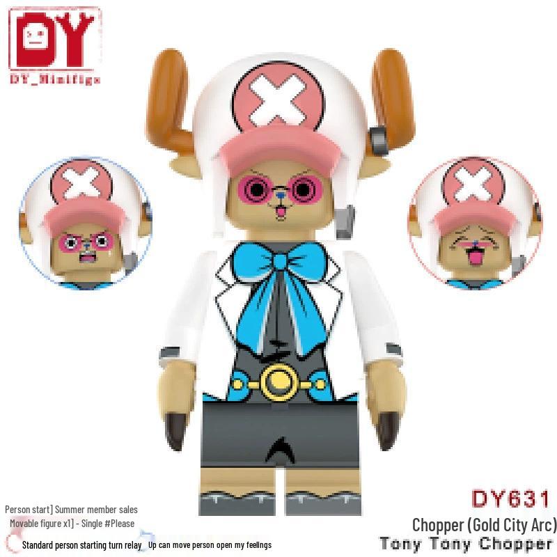 Pirate Anime Series DY601-DY661 Educational Building Block Minifigures Toy for Boys