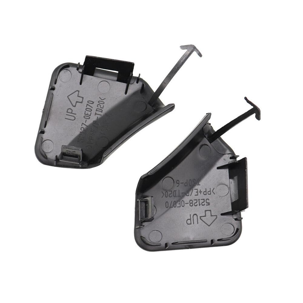 2Pcs Front Bumper Tow Hook Cover Cap Primer For Toyota Highlander 2011 2012 2013